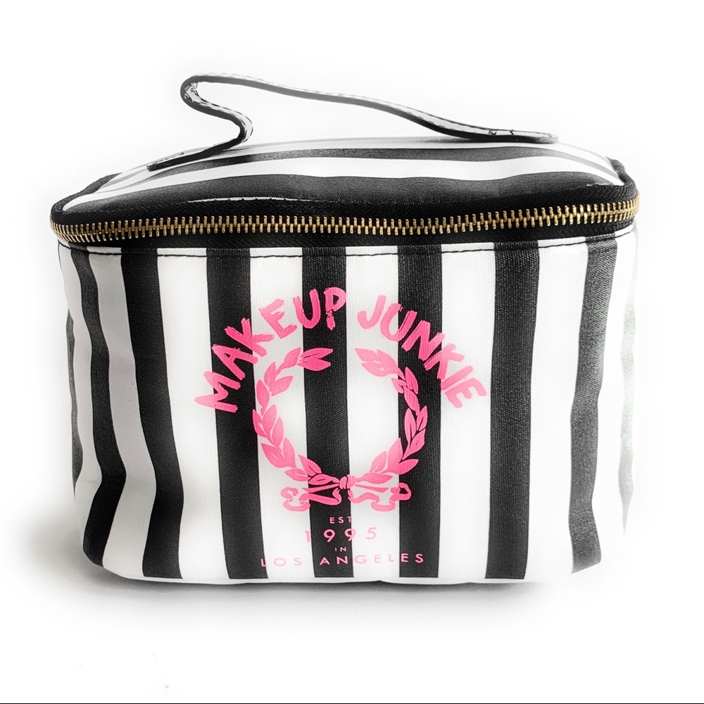 forever 21 Striped black white train case Junkie